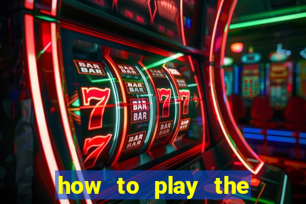 how to play the buffalo slot machine