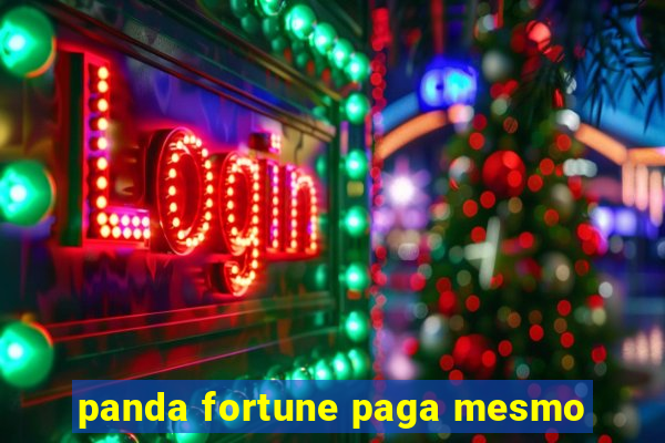 panda fortune paga mesmo