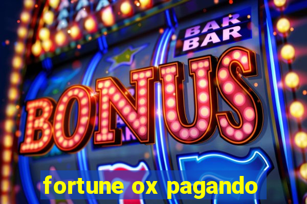 fortune ox pagando