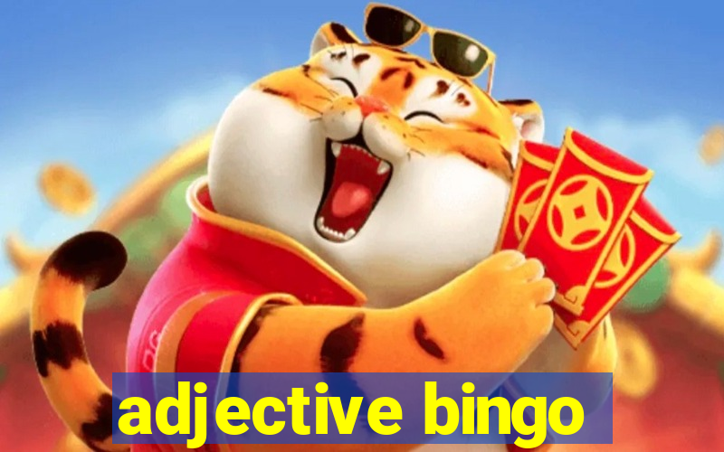 adjective bingo