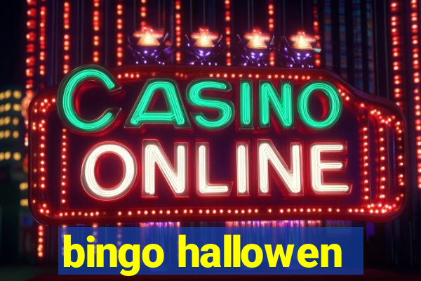 bingo hallowen