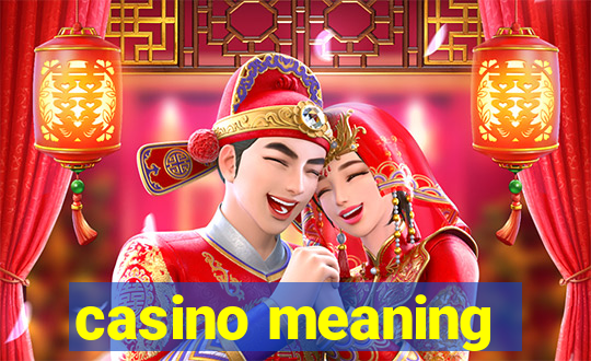 casino meaning