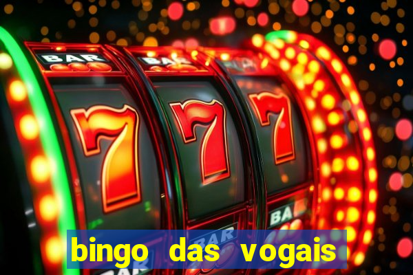 bingo das vogais colorido para imprimir