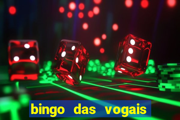 bingo das vogais colorido para imprimir