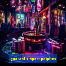 guarani x sport palpites