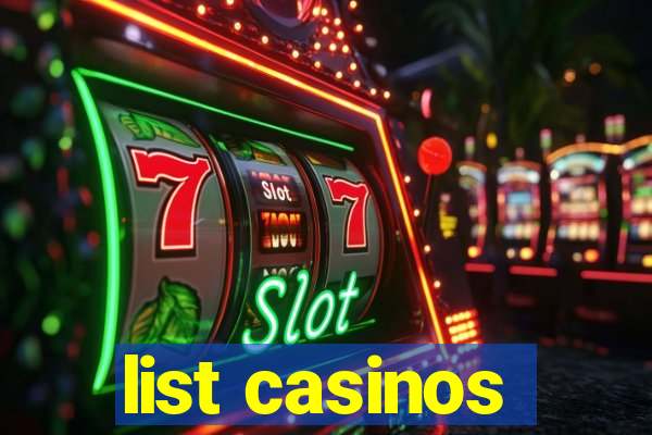 list casinos