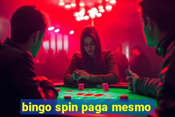 bingo spin paga mesmo