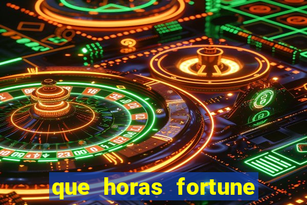 que horas fortune tiger paga