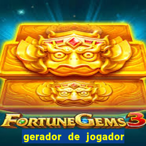 gerador de jogador de futebol