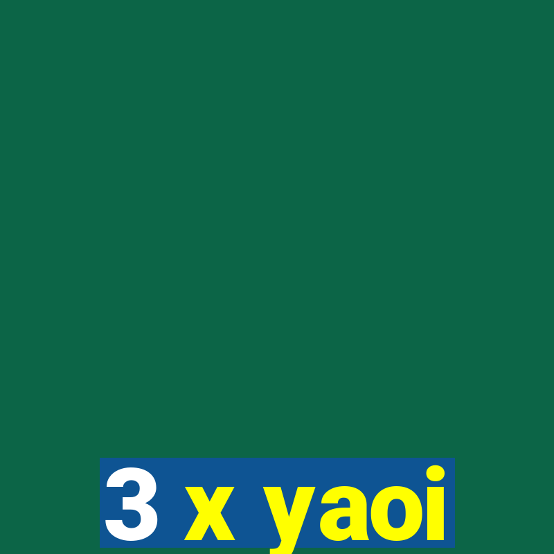 3 x yaoi