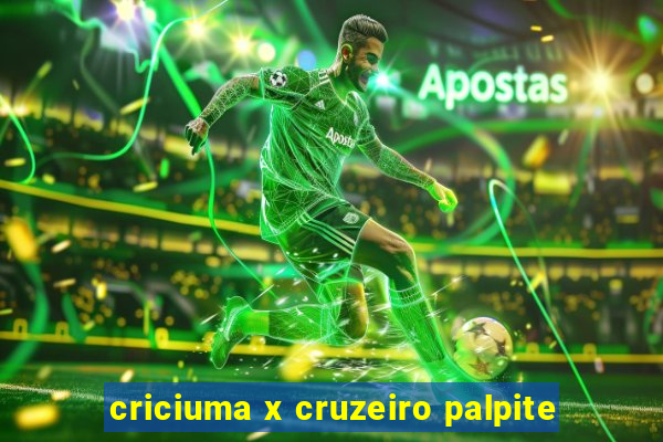 criciuma x cruzeiro palpite