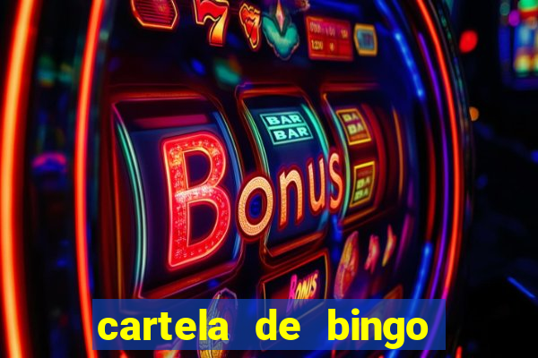 cartela de bingo vazia para imprimir