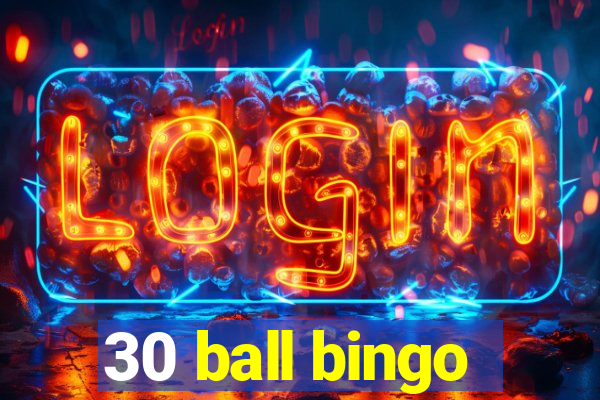 30 ball bingo