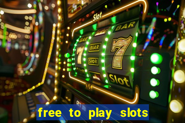 free to play slots online no download